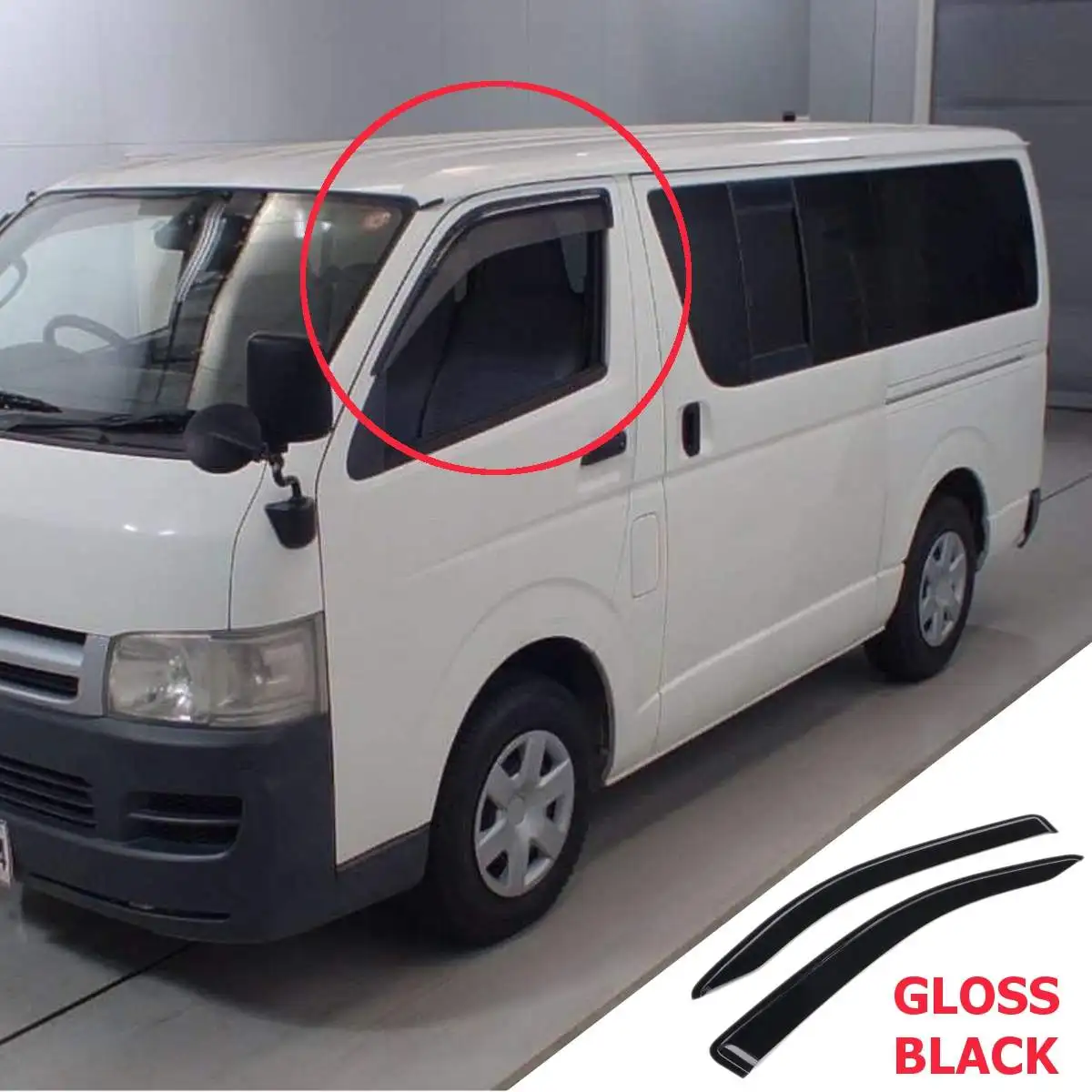 

2 . ABS SheltersTinted Toyota Hiace 2019 2020 2021 Weathershields
