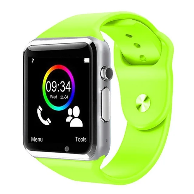 GT08 Смарт-часы для Apple Watch для мужчин и женщин Android наручные часы умная электроника умные часы с камерой SIM TF карта PK Y1 - Цвет: Green
