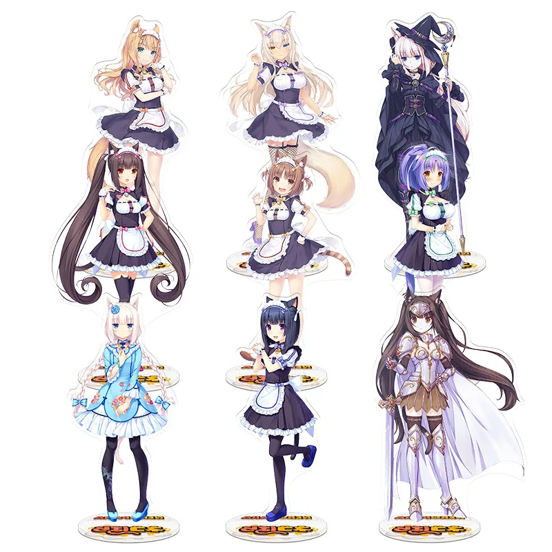 Японское аниме TNEKOPARA NChocola ванильный Кот Neko девушка NEKOPAR Косплей модель Фигурка на
