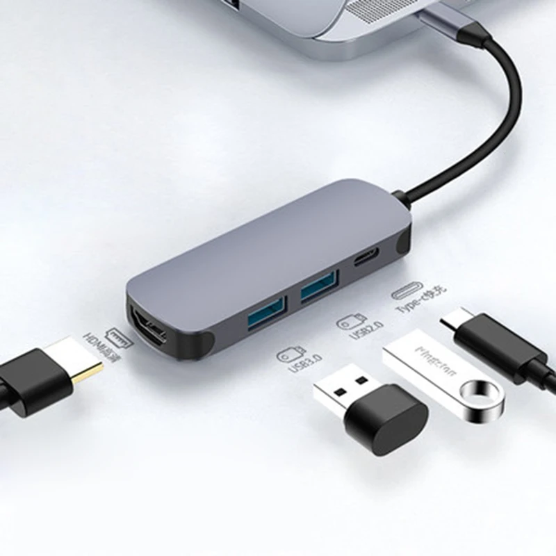 тип c концентратор hdmi 4k usb 30 20 мульти