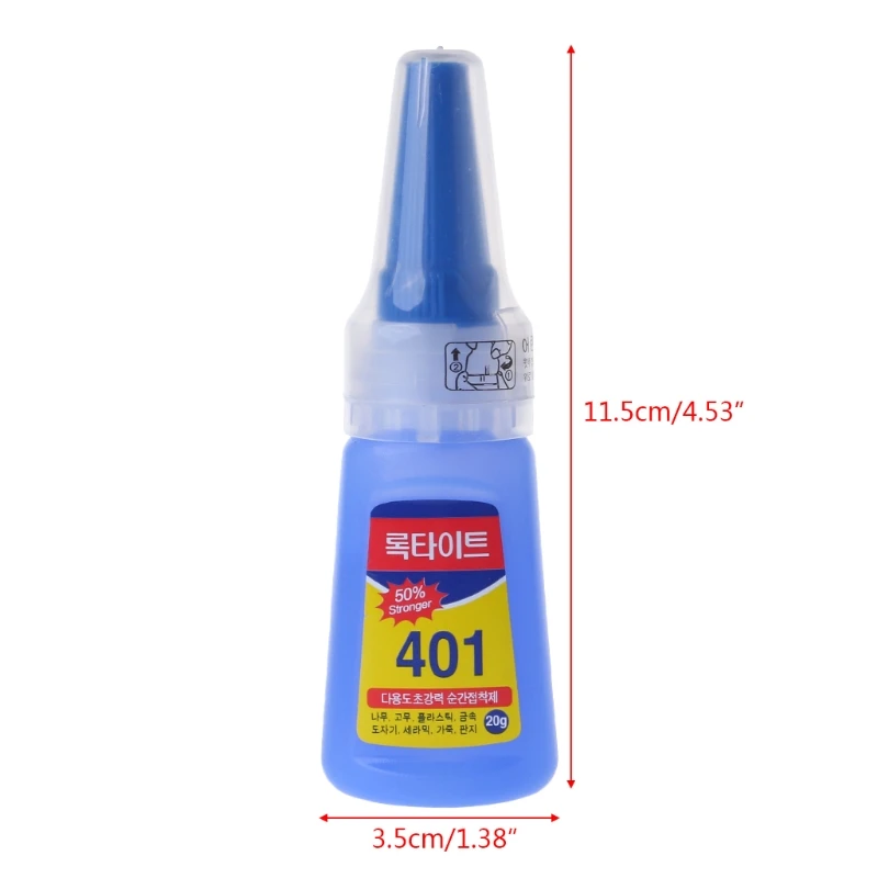 

401 Rapid Fix Instant Fast Adhesive.20g Bottle Stronger Super Glue Multi-Purpose
