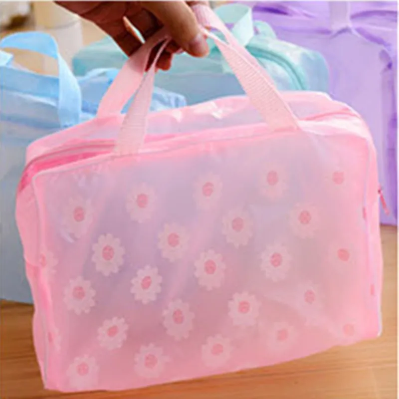 1 шт. Женская дорожная прозрачная косметичка сумки для косметики на молнии