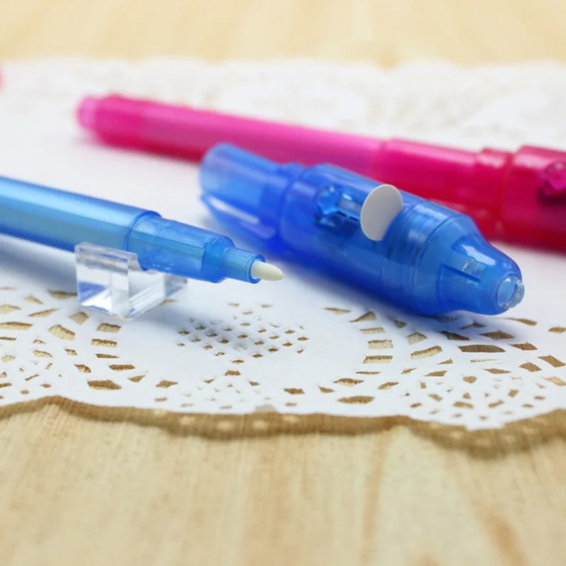 Dozzlor невидимая светильник ручка забавная маркерная школьные принадлежности