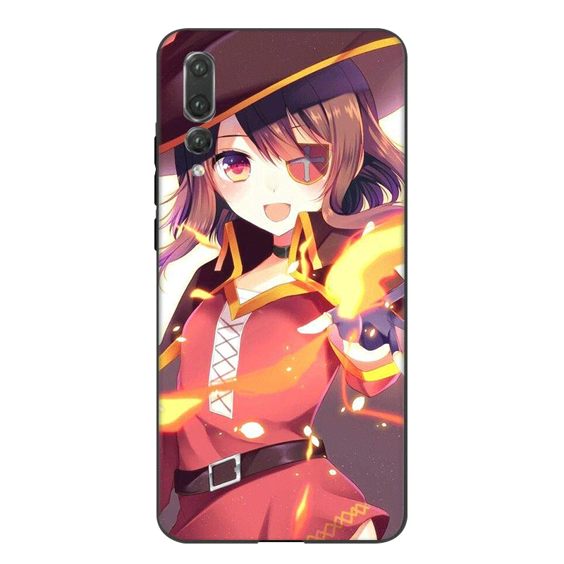 Case TPU For Honor Note 10 View 20 6A 7A 7C 7X 8 8X 8C 9X 9 Lite Pro Cover Japan Anime Konosuba Megumin Style Luxury Fashion | Мобильные