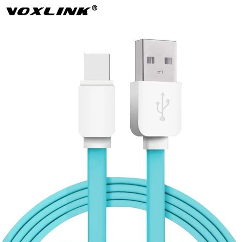 blue VOXLINK USB кабель для iphone X XR Быстрая Зарядка Синхронизация данных USB кабель для iphone xs max 8 8 8Plus 7 6 6 S ipad мини зарядный шнур для телефона - Цвет: blue