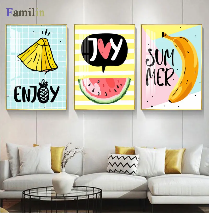 Мятные плакаты с макаронами рамка настенная художественная печать картина