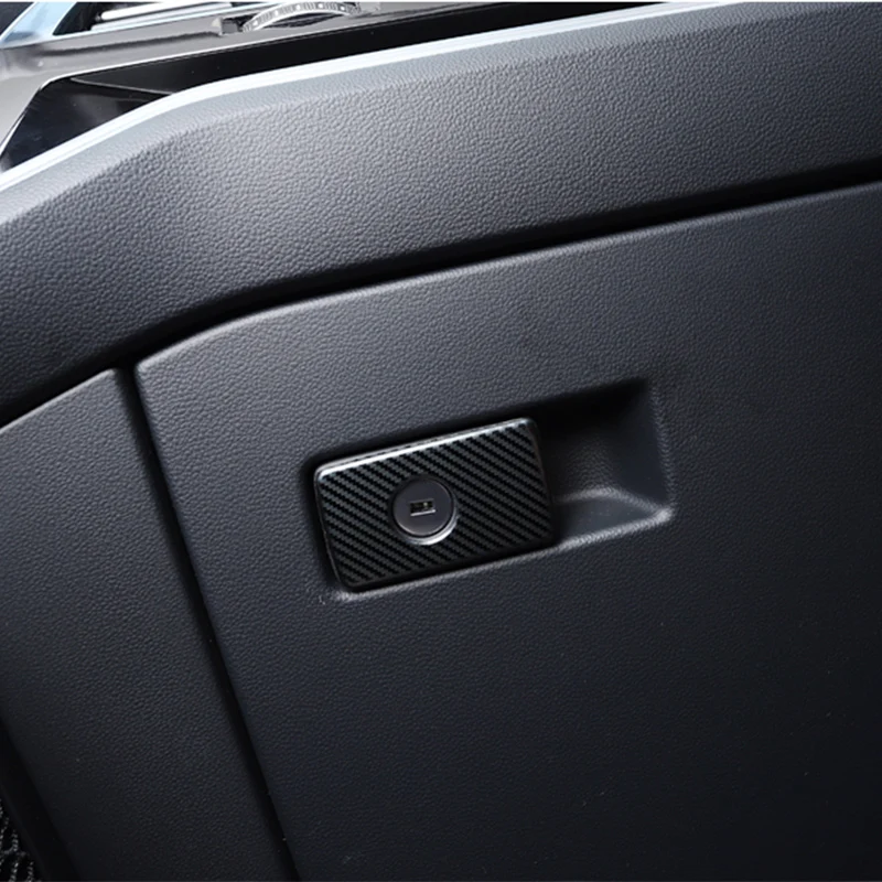 1pc SEEYULE Car Passenger Side Storage Box Switch Trim Cover Decoration Sticker Accessories for VW Volkswagen Touareg 2019 2020 |