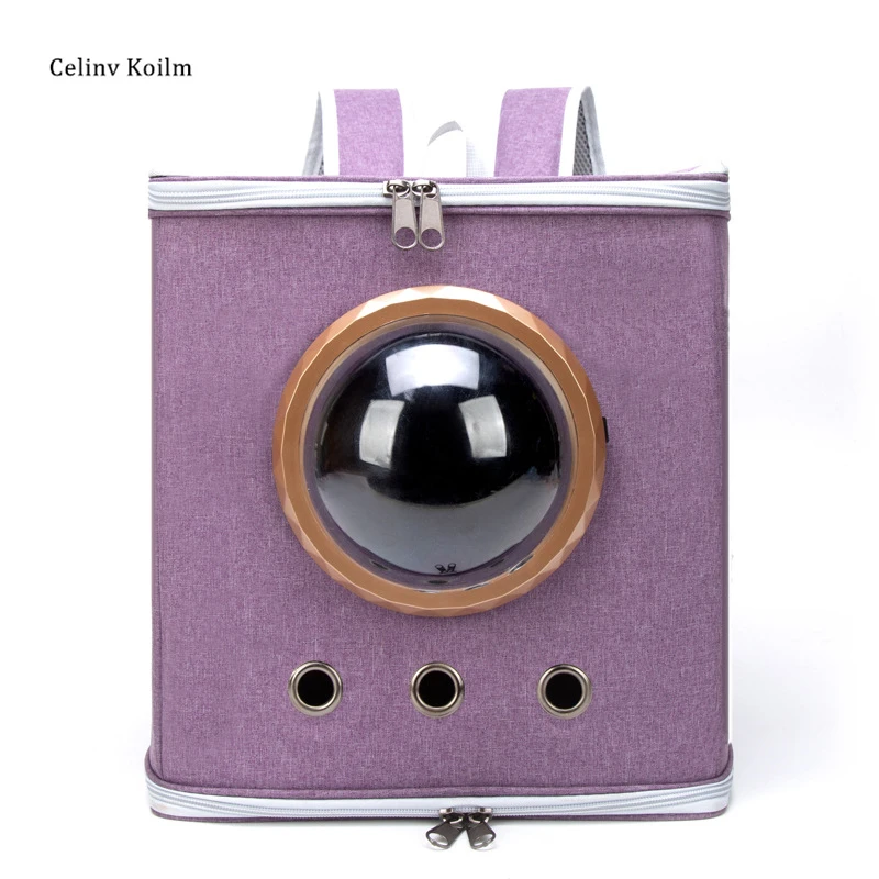 

Celinv Koilm New Cat Bag Color Matching Breathable Oxford Cloth Pet Bag Out Portable Cat Backpack Cat Backpack