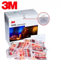 genuine 3m 1110 ear plugs bullet type with lines earplugs security anti noise be quiet work learn go to bed soundproof earmuffs