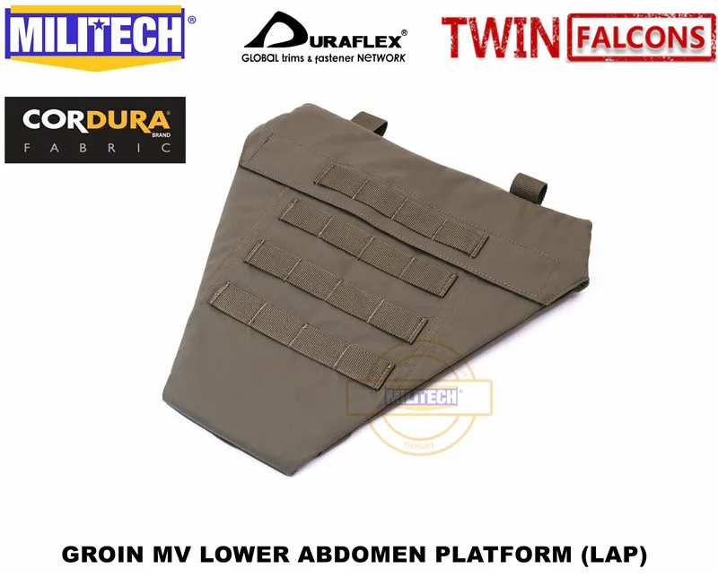 MILITECH twinfalcon TW 500D Delustered Cordura тактическая Groin защита MV нижний живот платформа сумка