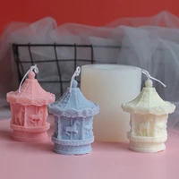 3d fantasy whirling horse candle silicone mold diy handmade aromatherapy plaster candle resin mold supplies