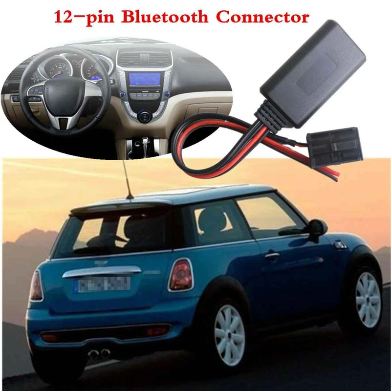 

Автомобильный Bluetooth Aux адаптер Bluetooth 5,0 Модуль Кабель для BMW Mini ONE D Cooper S R50 R53 Bluetooth адаптер