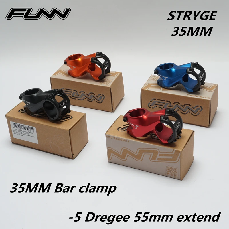 Вынос штока горного велосипеда FUNN STRYGE 3D зажим для из сплава-5 градусов 55 мм