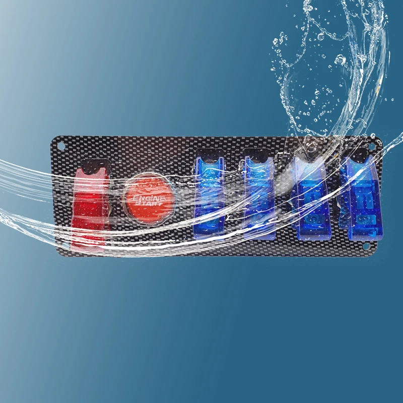 12V Светодиодный переключатель зажигания Панель для запуска двигателя гоночного