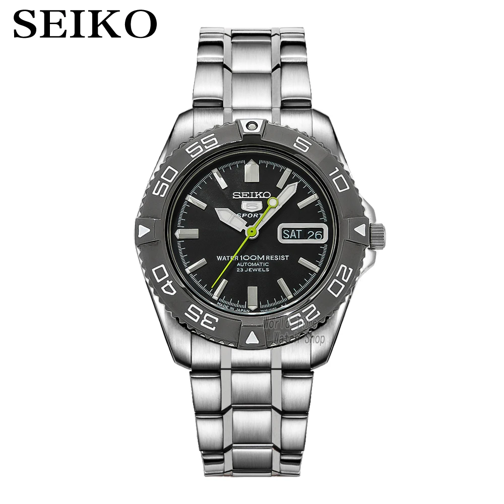 Seiko часы для мужчин 5 автоматические люксовый бренд водонепроницаемые спортивные