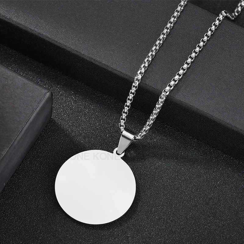 

UZone Ancient Stainless Steel Key Of Solomon Pendant Necklace Fourth Pentacle of Jupiter Amulet Necklaces Religious Jewelry Gift
