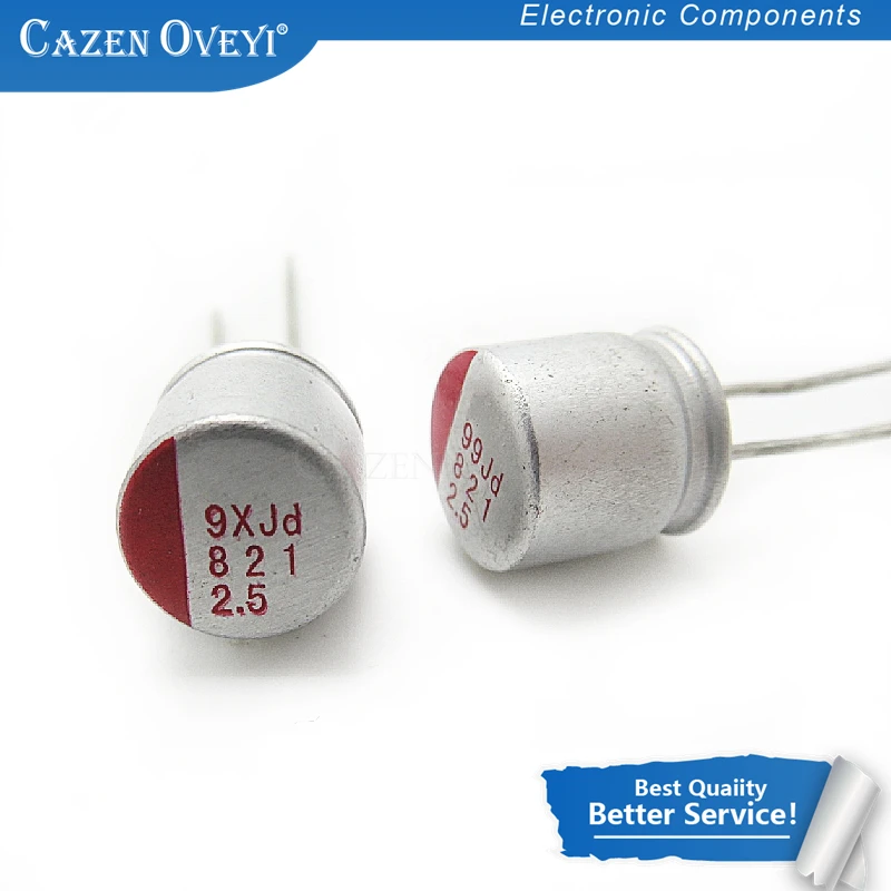 10 шт. / Лот 820uf2.5V новый оригинальный 820uf 2.5V твердотельный конденсатор материнская