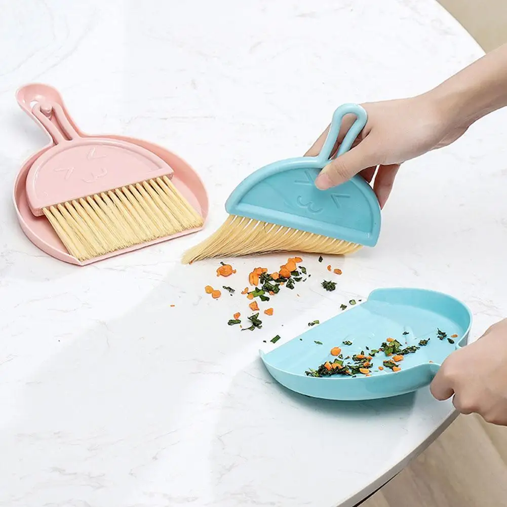 

Mini Cleaning Brush Small Broom Dustpans Set Desktop Window Garbage Keyboard Brush Shovel Cleaning Sweeper Cleaning A7U3