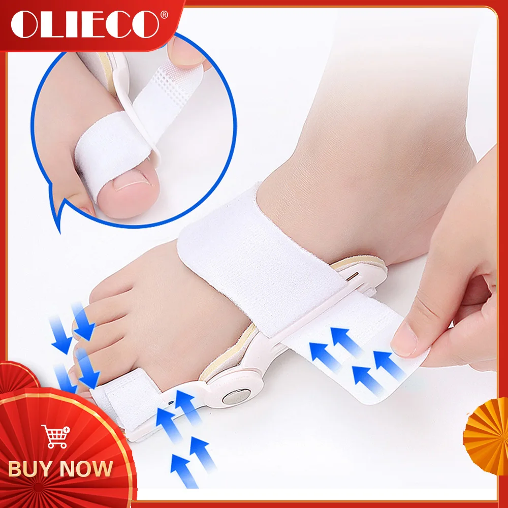 

2Pcs Hallux Valgus Correction Bunion Splint Big Toe Straightener Corrector Separator Orthotics Feet Bone Thumb Adjuster Pedicure