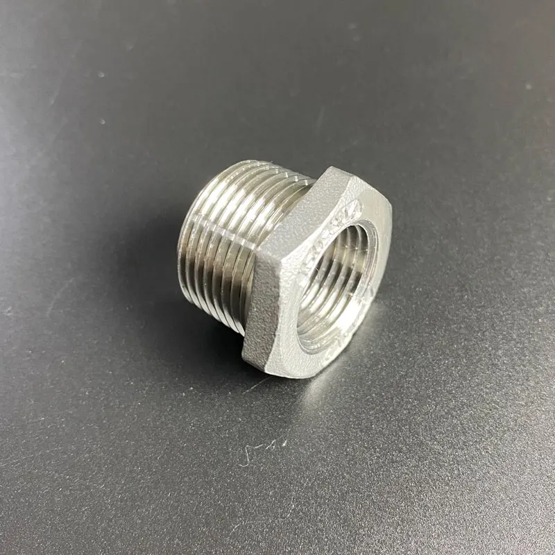 

3/4" to 1/2" SS304 stainless steel Reducer Fittings Hex Bushing Male To Female Thread Pipe Change Coupler Connector Adapter