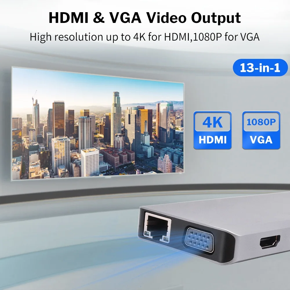Deelife USB C концентратор type C к Мульти USB 3,0 концентратор HDMI адаптер док-станция для MacBook Pro USB-C 3,1 разветвитель порт type C концентратор