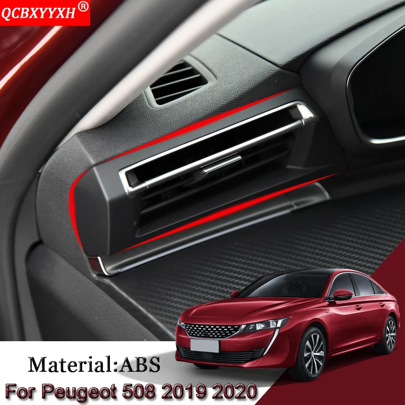 Автомобильный Стайлинг ABS хром для Peugeot 508 2019-настоящее время Headlingh Swift крышка