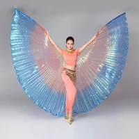 high quality women belly dance wings adults dance wear costume isis colorful wings butterfly oriental design wings