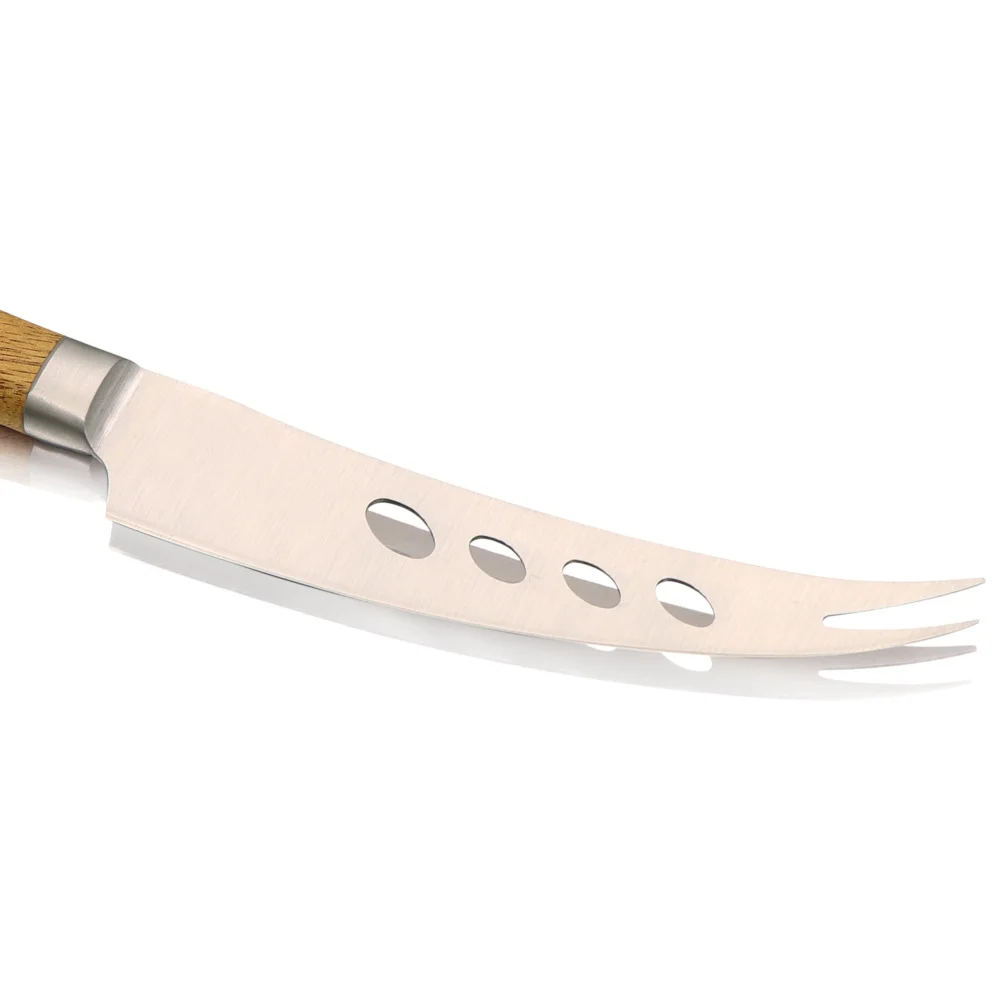 Набор из 3 ножей для сыра и нержавеющей стали с деревянной ручкой|Обеденные ножи| |