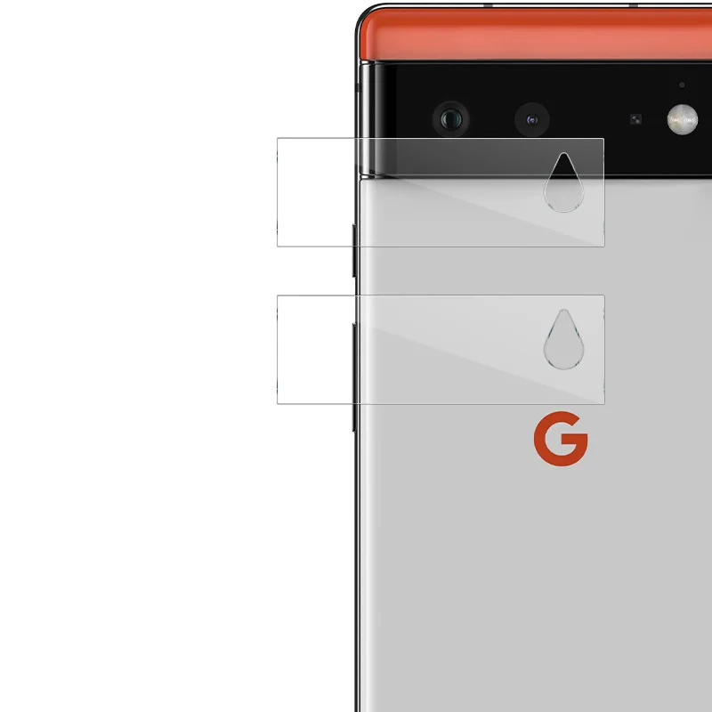 

2 Pcs Camera Lens Tempered Glass For Google Pixel 6 Screen Protector For Google Pixel 6 Pro Back Camera Lens Guard Film