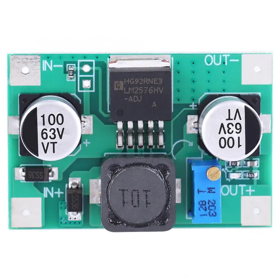 

Step-down Module DC-DC Input 5-60V to Output 1.25-26V Adjustable Step-down Module