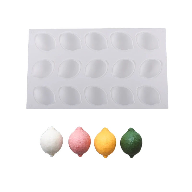 Силиконовая форма для фруктов желе мусса торта 15 ячеек| |