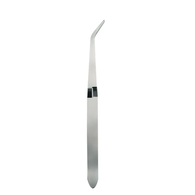 Stainless Steel Cross Action Tweezers Nail Styling Clip Manicure Nail Art Tools Shaping Tweezer Acrylic UV Gel Curve Fixed Pinch