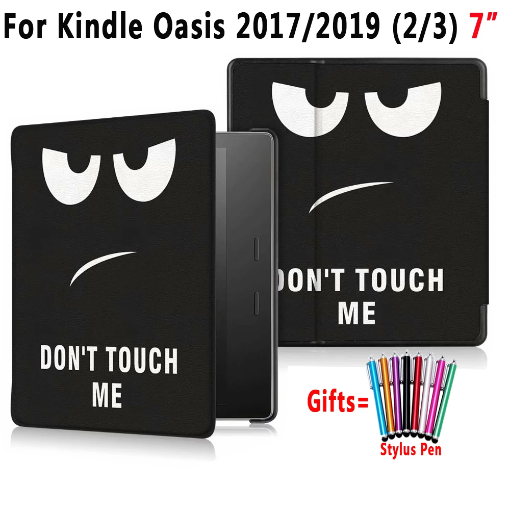 Чехол для Amazon Kindle Oasis 2 3 поколения 7 дюймов флип тонкий умный Авто Пробуждение сна электронная книга обложка+ стилус