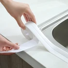 3D наклейки для ванной комнаты, уплотнительная лента для раковины, цветная ПВХ самоклеящаяся Водонепроницаемая Настенная Наклейка для ванной, кухни