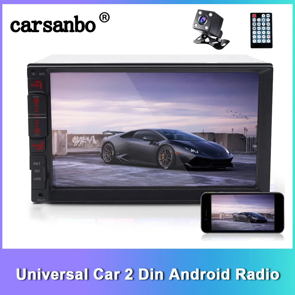 Авторадио 7 сенсорный экран MP4 / MP5 универсальный автомобильный радиоприемник USB