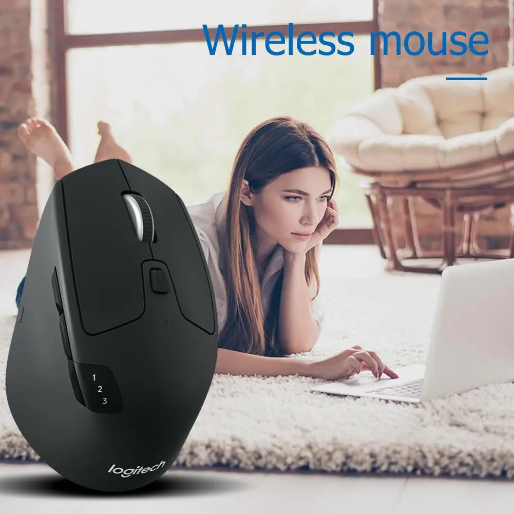 Logitech M720 триатлона компьютерные Bluetooth Двухрежимная 2 4 ГГц Беспроводной Мышь мыши