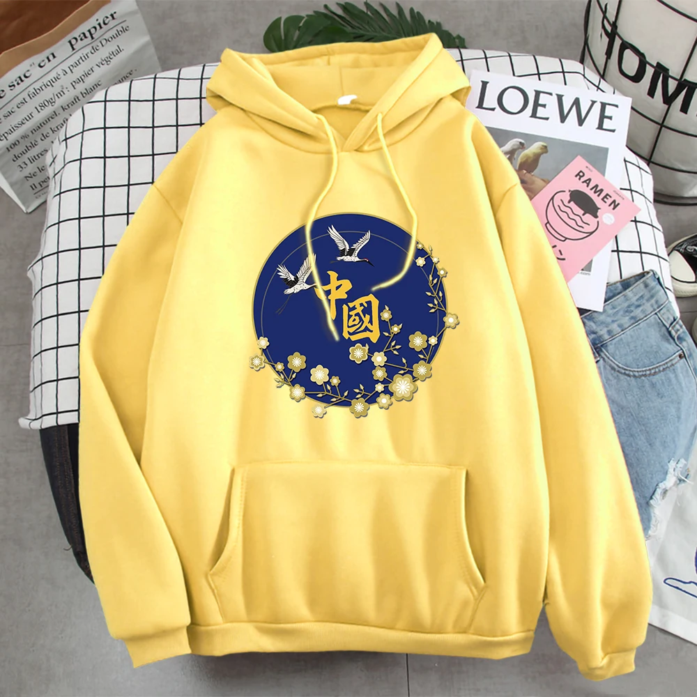 

Hoody Japanese Style Crane Printed Male Hoodies Korean Fashion Brand Man Punk Sweatshirts Oversize Harajuku Men Loose Pullover