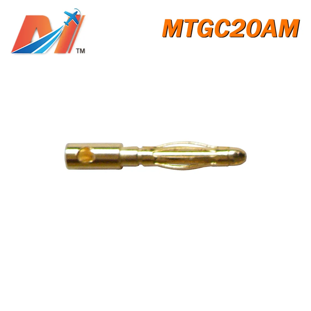 Распродажа золотой штекер соединителя Maytech (1 шт.) 2 мм|Силовая установка| |