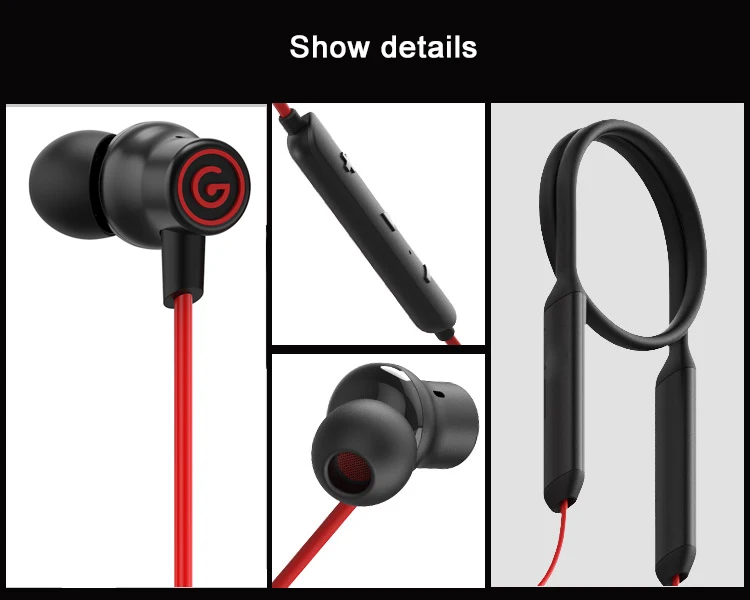 GEVO Bluetooth 5,0 наушники IPX6 водонепроницаемые наушники-вкладыши беспроводные наушники спортивные басы Наушники с микрофоном для IPhone XIaomi huawei