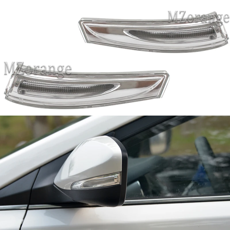 Rearview Side Mirror Glass Right Turn Signal Lamp Light For Hyundai 11+ Elantra Veloster Avante MD 2011 2012 2013