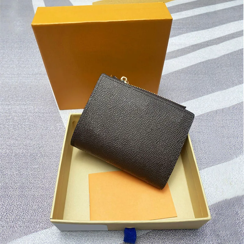 

Luxury Design Women's wallet high quality leather Short Thin Wallet multi function portable small wallet distribution gift box