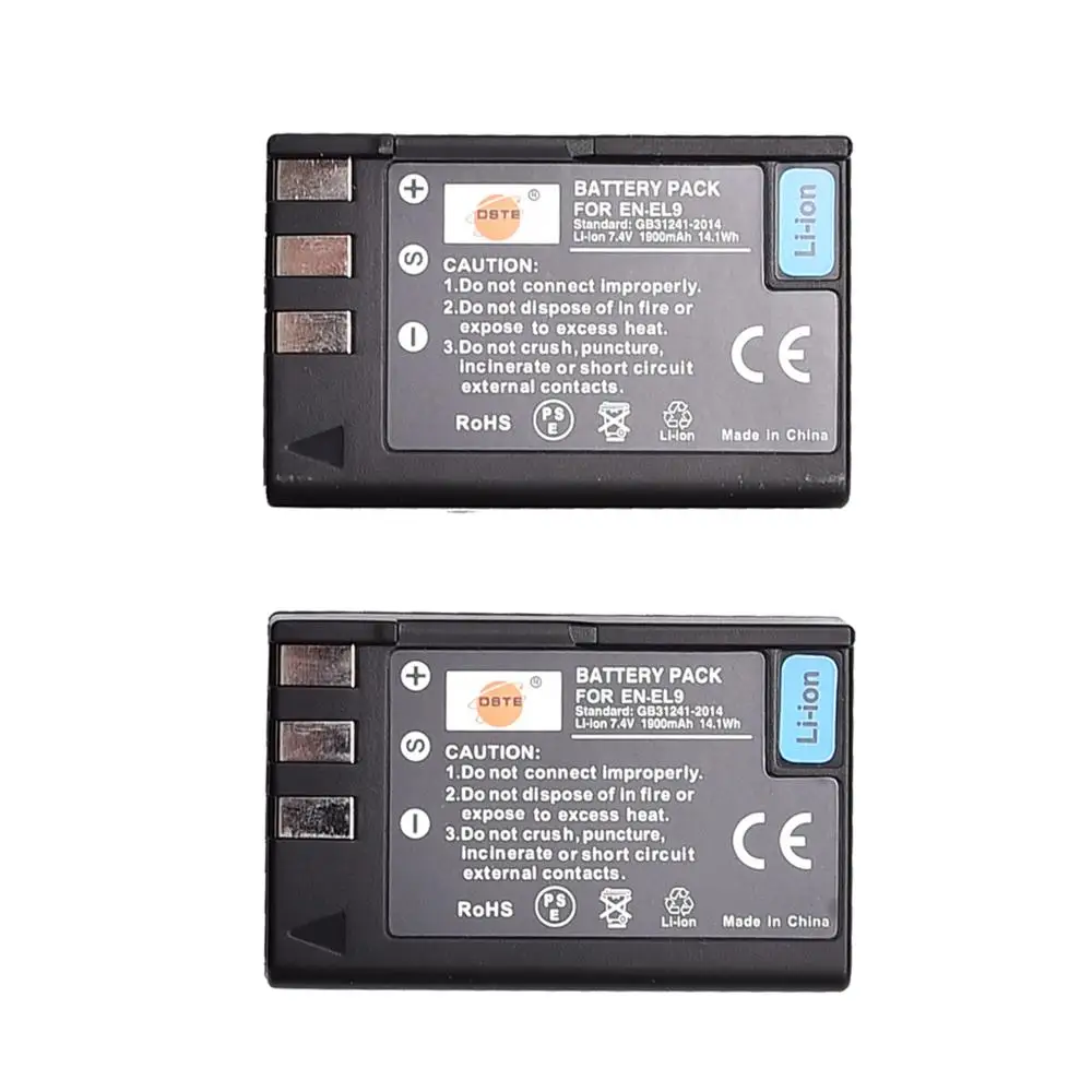 Аккумулятор для цифровой зеркальной камеры Nikon D40 D40X D60 D3000 D5000 2 шт. EN EL9|battery for
