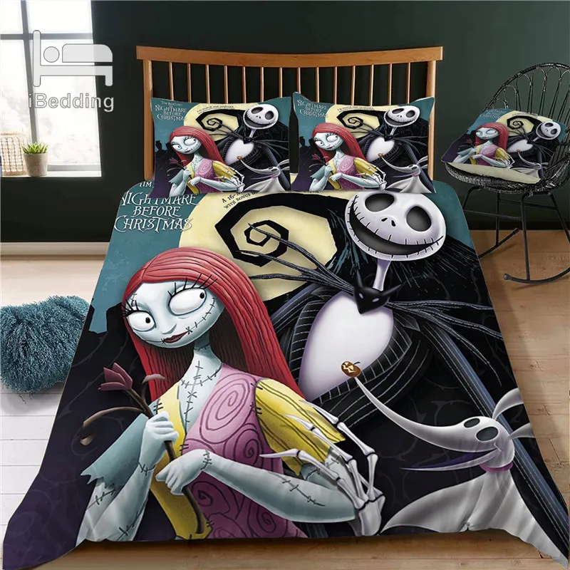 &quotКошмар перед Рождеством&quot 3D Постельное белье печатных постельное Queen