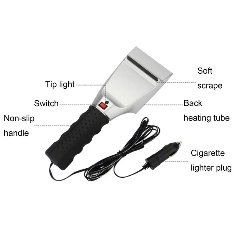 Скребок для снега и льда с электроподогревом 12 В | Автомобили мотоциклы