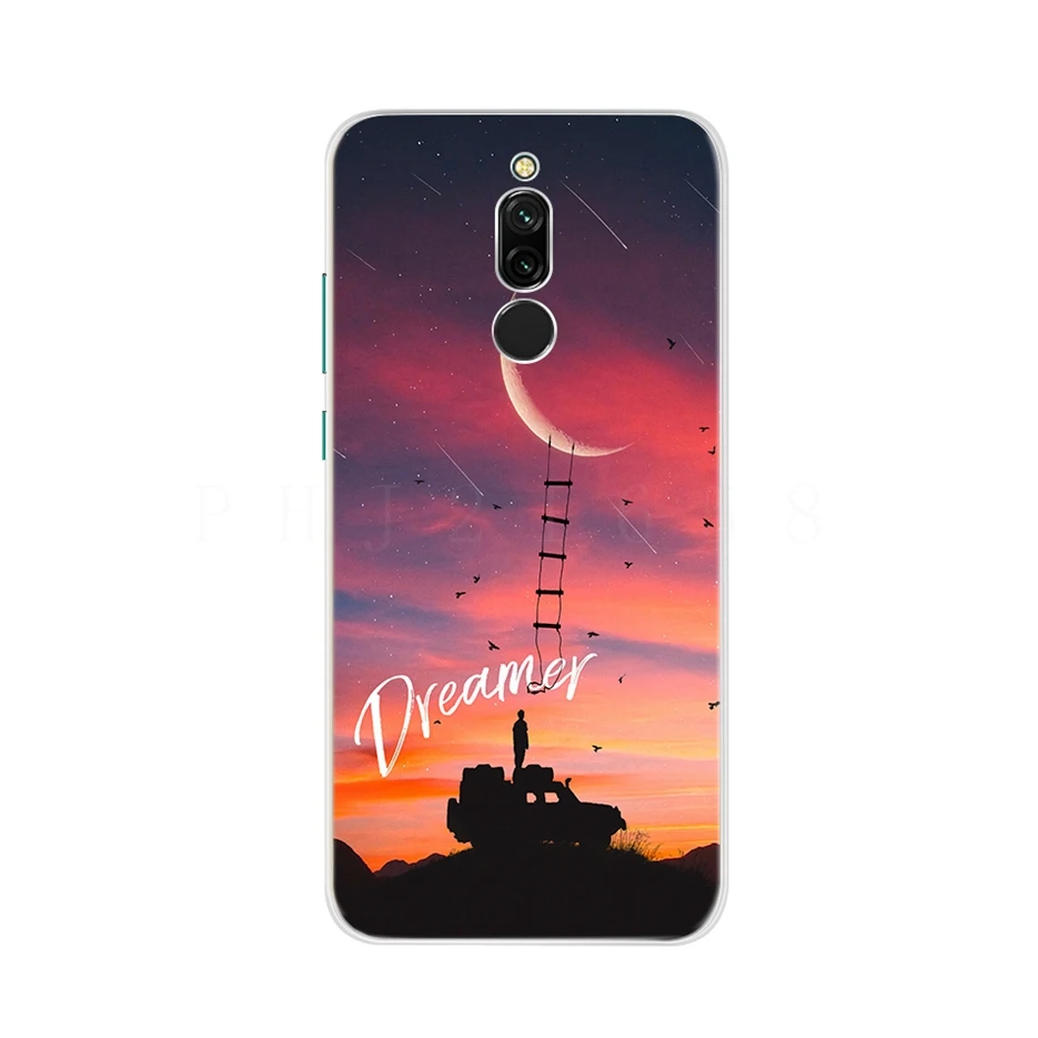 phone cases for xiaomi Ốp Lưng Dẻo Silicone Xiaomi Redmi 8 6.22 ''Mềm Mỏng Fundas Dễ Thương Sơn Ốp Lưng Cho Xiaomi Redmi 8 ốp Điện Thoại Redmi8 Túi xiaomi leather case card