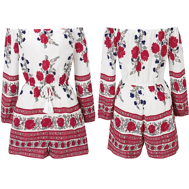 Новая женская простая одежда сексуальный боди с открытыми плечами красный