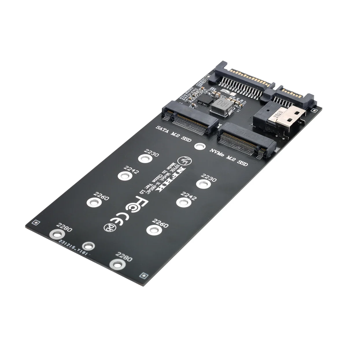 Адаптер ChenYang для материнской платы 22-контактный адаптер SATA M.2 U2 Kit NGFF M-Key to Slimline SAS