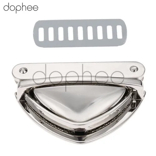 Dophee 1 комплект запорный замок застежка защелка застежки-пряжки для кожаной сумки Сумка кошелек DIY 4 цвета