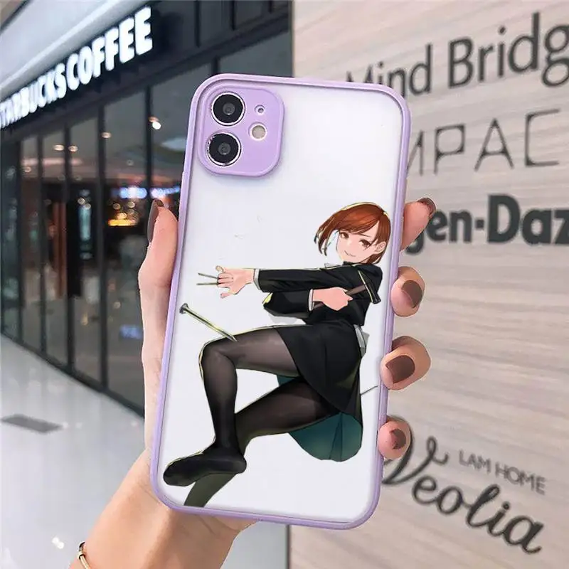 

Jujutsu Kaisen Anime high quality Phone Cases Matte Transparent for iPhone 7 8 11 12 s mini pro X XS XR MAX Plus cover funda