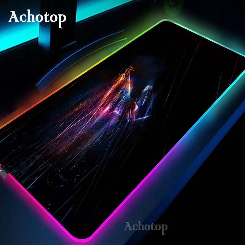 Giga Мышь Pad Aorus деко игровой pad Rgb Led TV PC Gamer декор для компьютера Прохладный Gloway